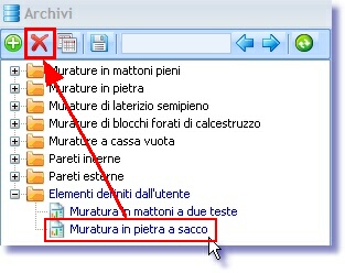 elimina parete