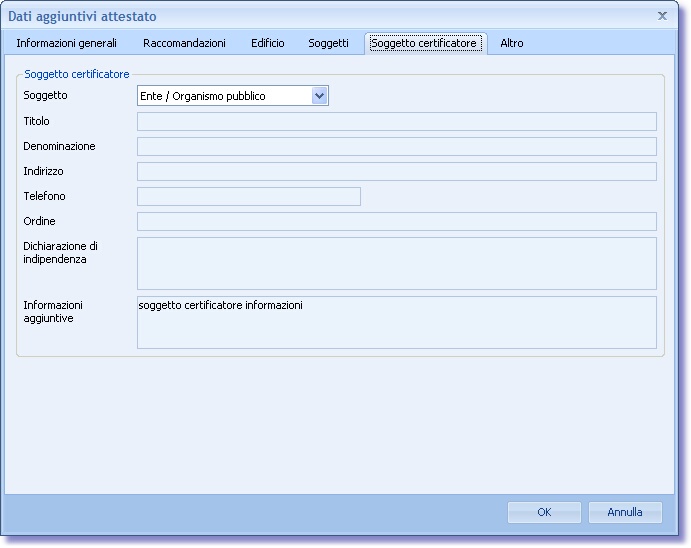 Soggetto certificatore