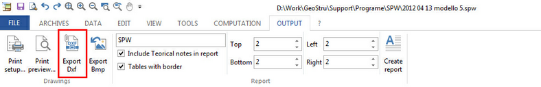 export dxf